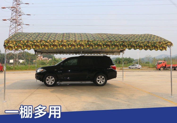 Outdoor Sunshade Shelter Sun Protection Waterproof Home Parking Shed Food Stall Rural Wedding Celebration Mobile Banquet Tent