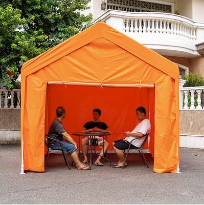 Night Market Stall Internet Celebrity Tent Courtyard Outdoor Foldable Advertising Rainproof Sunshade Four-Corner Umbrella Parking Shed