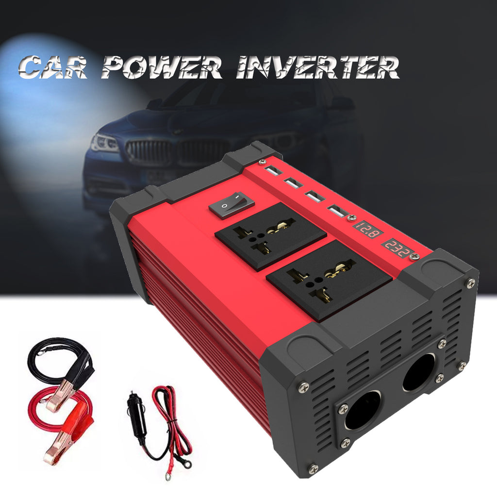 Automobile and Motorcycle Parts Car Adapter300W/500W Inverter12V Turn110V/220V Car Inverter Power Supply