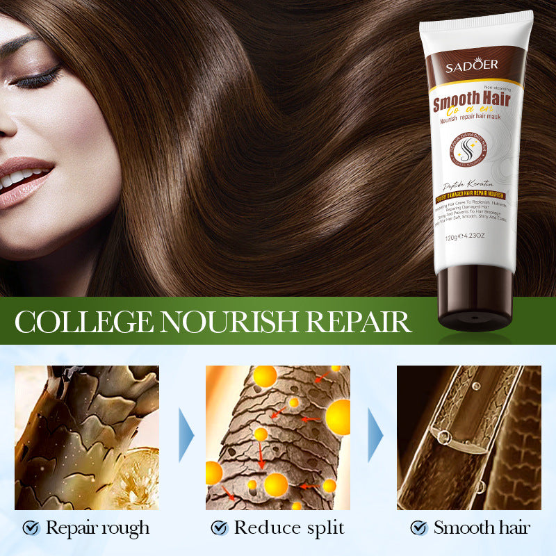Collagen Smooth Hair Mask SADOER Nourishing and Smooth Hair Conditioner Cross-Border Wholesale