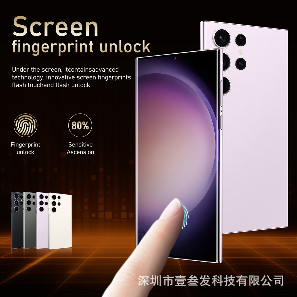 Global S24 Ultra Mobile Phone2+16 High-end7.3Inch Large Screen1300Pixel Android8 Hd
