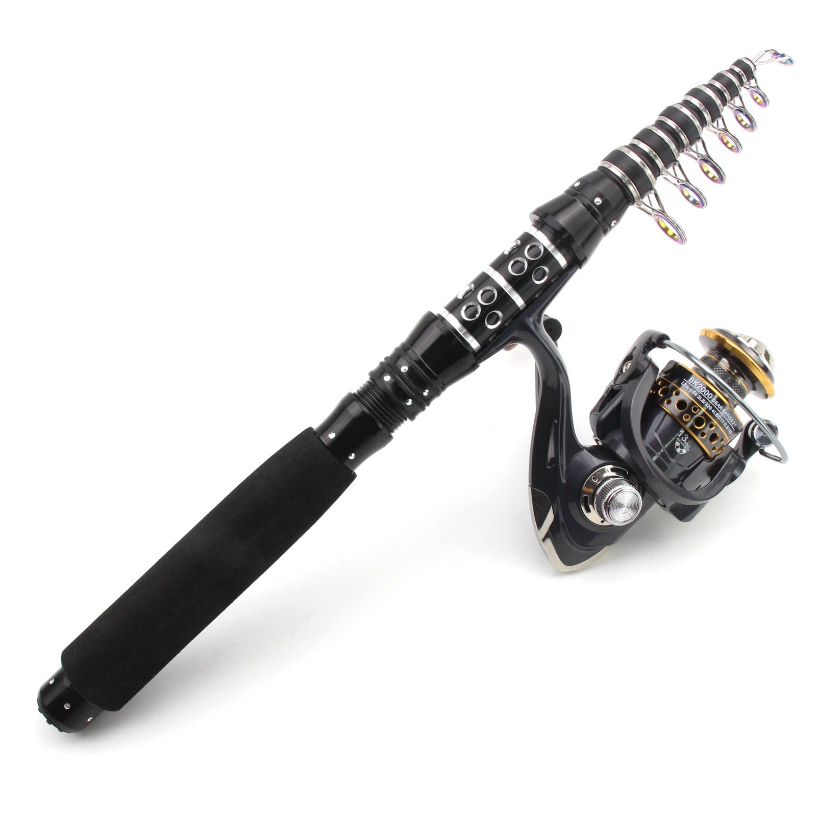 Fishing Gear: Ultra-Short Portable Telescopic Fishing Rod, Small Sea Rod, Rock Fishing Long Casting Rod, Fishing Set