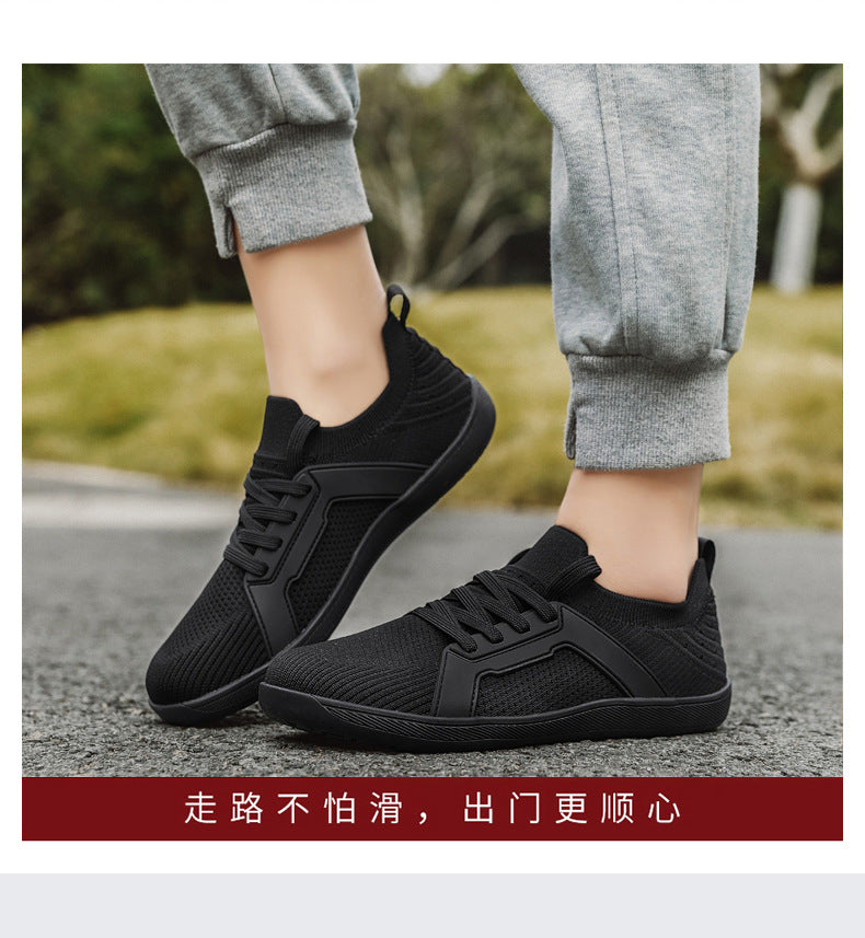 Wide Toe Large Size Lightweight Casual Shoes Hiking Fitness Cycling Running Shoes Soft Sole Breathable Sports Shoes