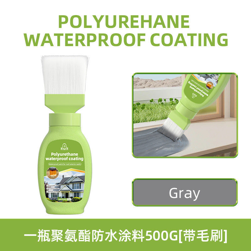 Water-Based Polyurethane Multi-Color Waterproof Leak Repair Roof Waterproof Glue Coating Brush House Leak Coating Sealant