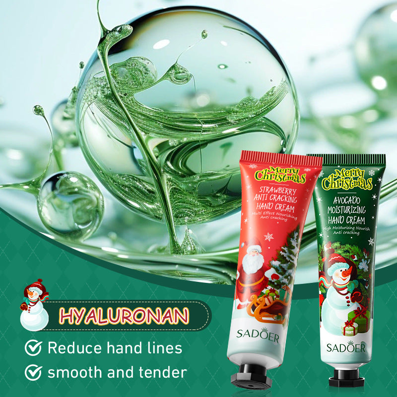 Full English Christmas Moisturizing Anti-Chapped Hand Cream Five-Piece Set SADOER Autumn and winter hand cream  foreign trade wholesale