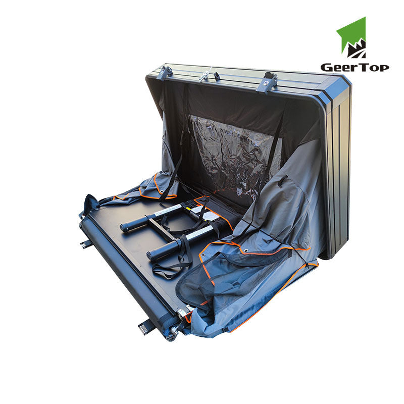 Outdoor Camping All-Aluminum Alloy Roof Tent Rainproof Automatic Quick-Open Camping Car Top Manufacturer Wholesale All-Season Universal