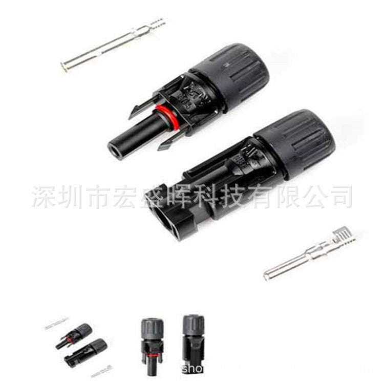 MC4 International Standard Male and Female Connectors Solar photovoltaic module connector TUV Internationally Certified Product