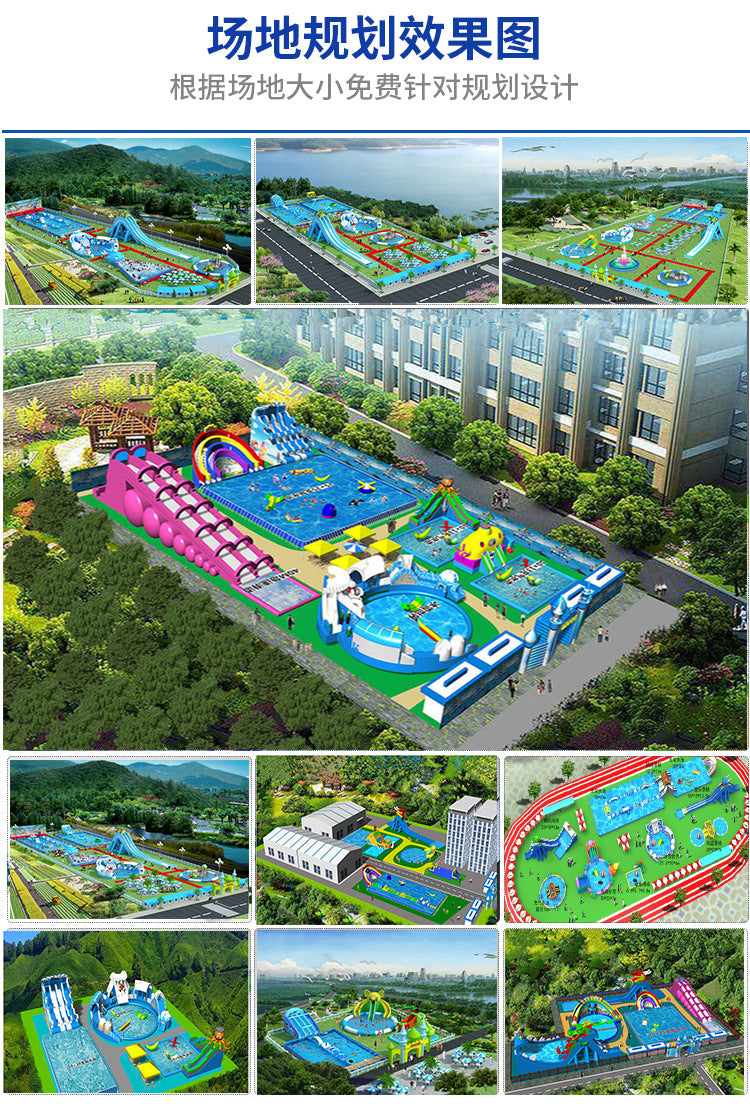 Inflatable Water Obstacle Course Water Obstacle Course Equipment Manufacturer Large Sea Floating Combination Frame Pool