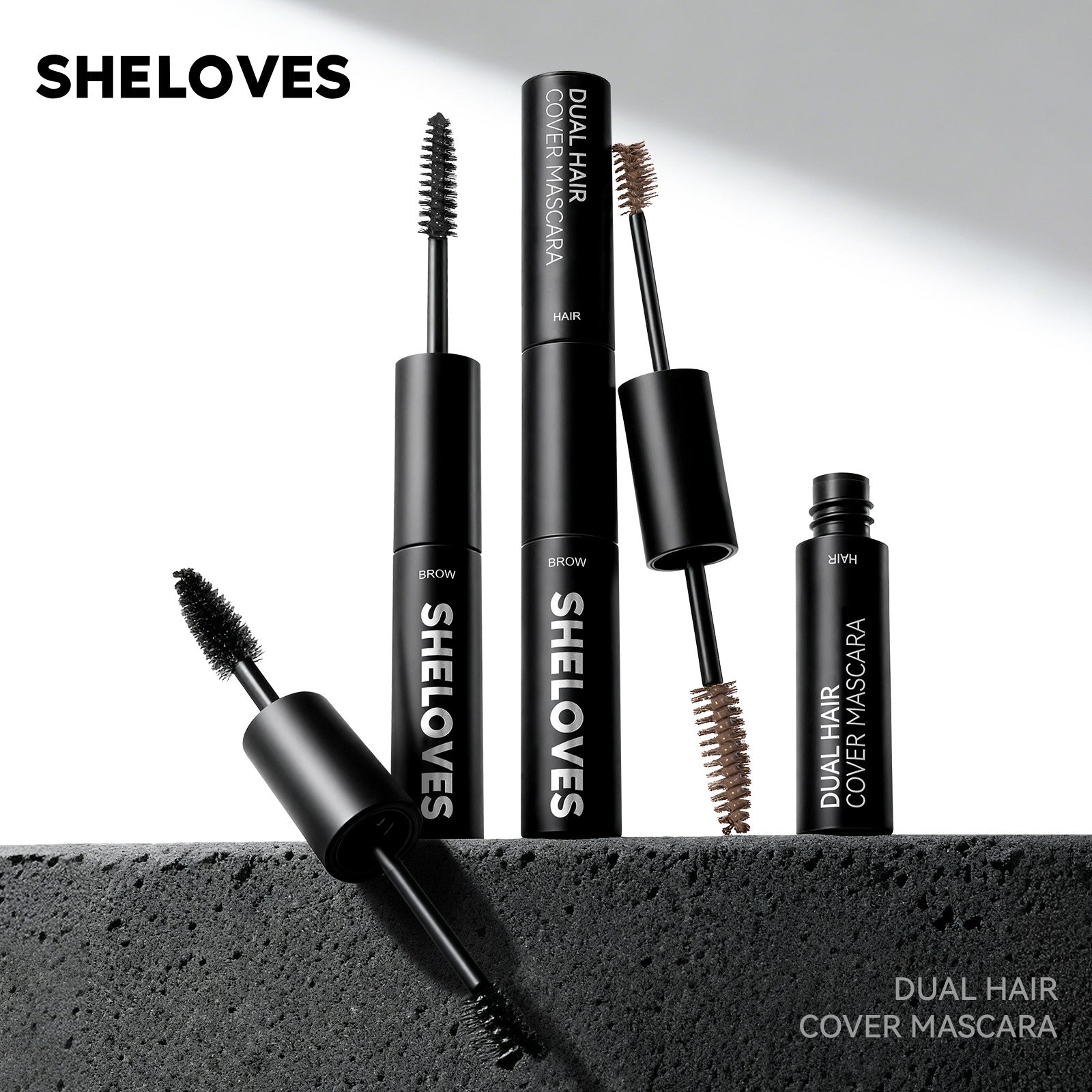 sheloves Eyebrow and Hair Dual-use Styling Stick White Hair Covering Magic Waterproof Non-Fading Disposable Hair Dye Pen