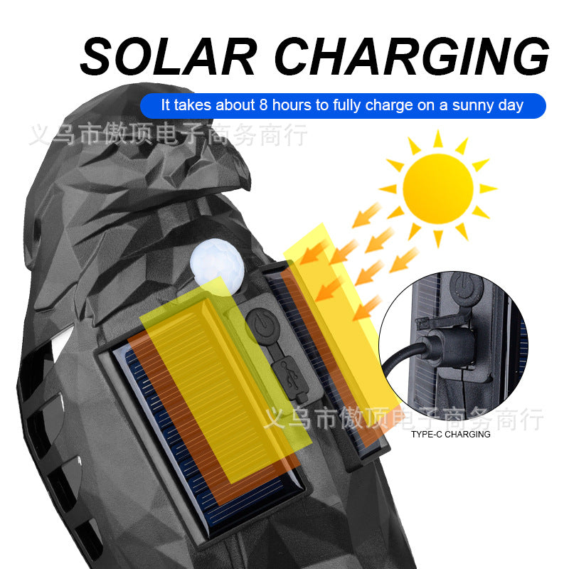 Solar Eagle Creative Atmosphere Light led Wall Lamp Human Body Sensing Garden Lamp Outdoor Landscape Lamp Waterproof