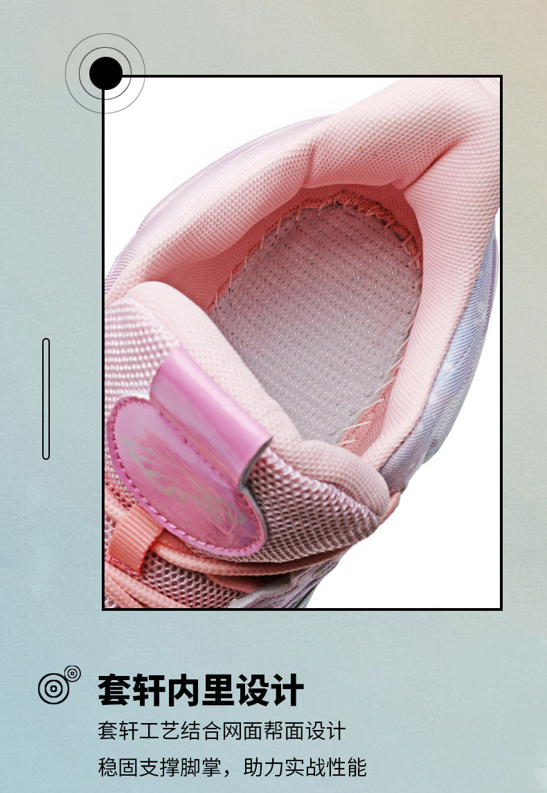 2025New Fashion Rubber Sole Sports Trendy Shoes for Teenagers, Personalized Professional High-Top Wear-Resistant Basketball Shoes