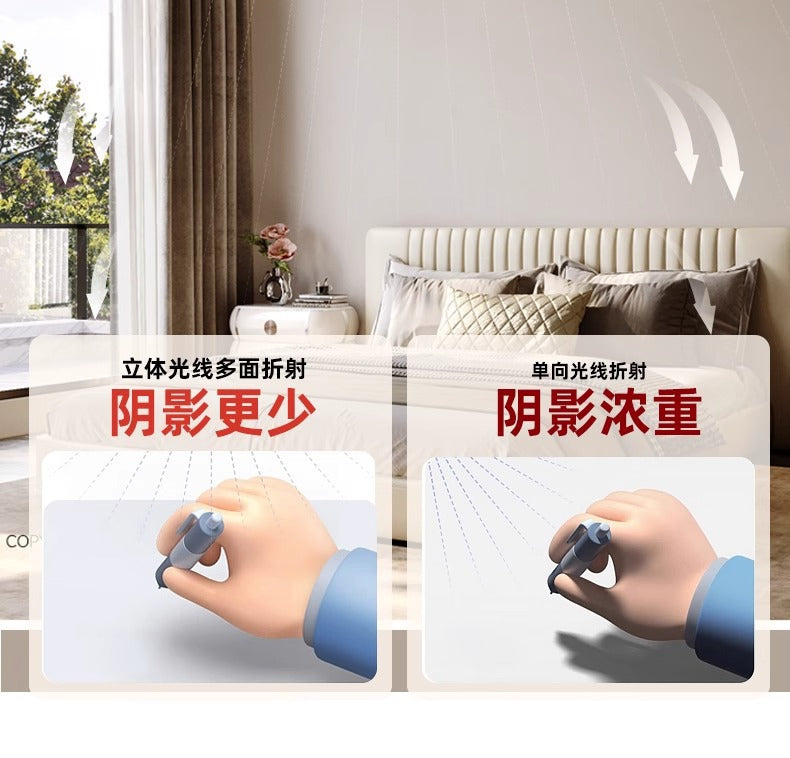 Living Room Main Light2025New Modern Simple Flower Cream Style Ceiling Light Zhongshan Lighting Full House Package