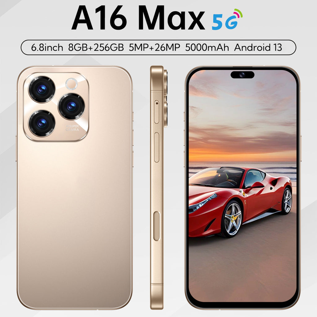Hot selling product A16 Max Android Smartphone16+1T Factory Direct Sales Mobile Phone Available
