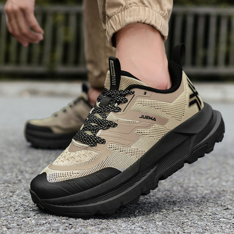 Large Size Men's Running Shoes Wear-Resistant Non-Slip Outdoor Hiking Shoes Breathable Versatile Shock Absorption High-Quality Sports Shoes