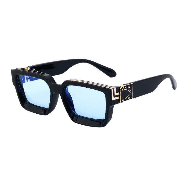 0k Billionaire Style Sunglasses Men Fashion Internet Celebrity Sunglasses Women High-end Glasses Square Frame Sunglasses