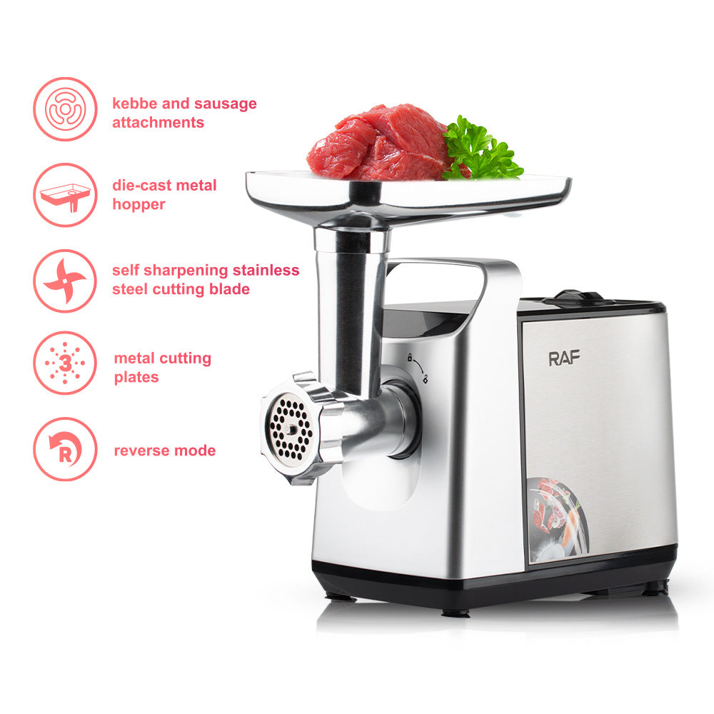 【Exclusive for 】Electric Meat Grinder Household Multi-Functional Fully Automatic Stainless Steel Mincer Meat Grinder Sausage Maker