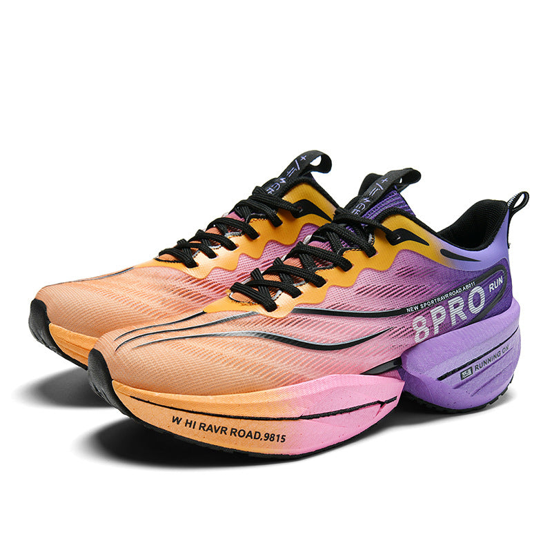 Red Rabbit8pro Carbon Plate Spring and Autumn Running Shoes for Big Kids, Racing Shock Absorption Sports Shoes for Men and Women, Couple's Versatile Casual Running Shoes