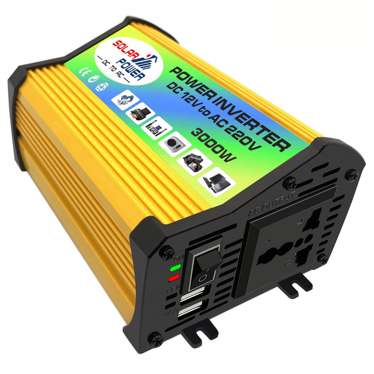 Automobile and Motorcycle Parts Car Converter Car Inverter Car Inverter Power Supply12V Turn110V/220V 300W
