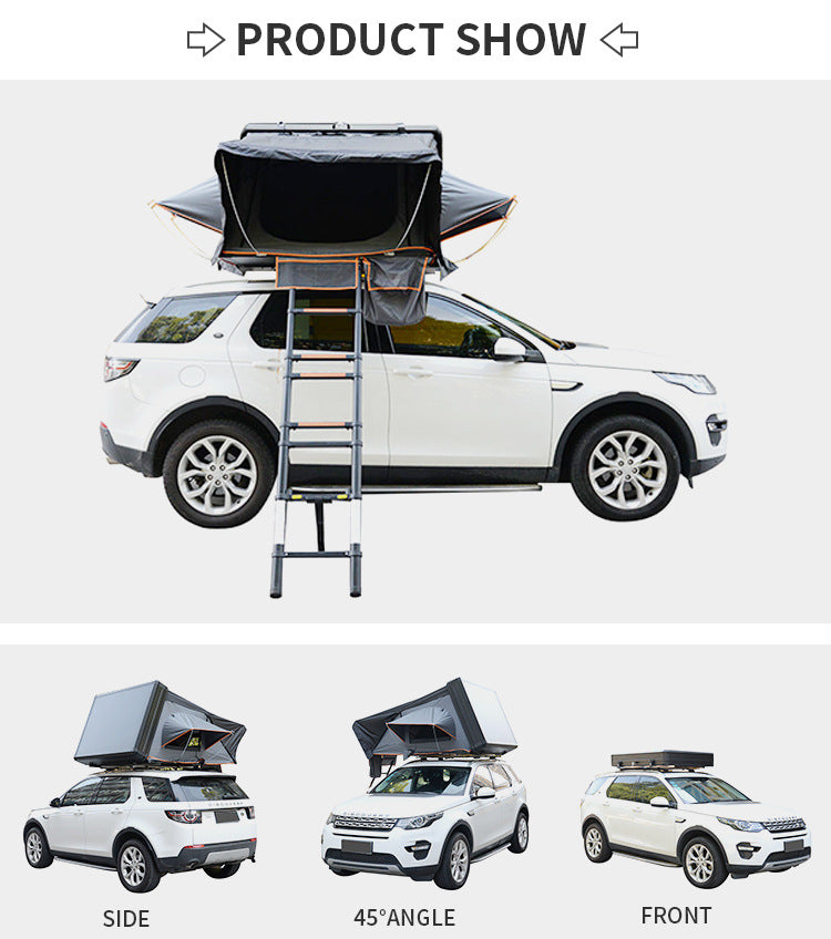 Outdoor Camping All-Aluminum Alloy Roof Tent Rainproof Automatic Quick-Open Camping Car Top Manufacturer Wholesale All-Season Universal