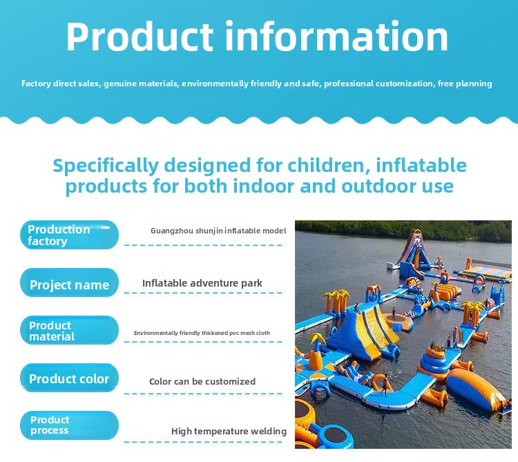 Inflatable Water Challenge Pool Swimming Pool Amusement Park Manufacturer Slide Combo Frame Outdoor Water Fun