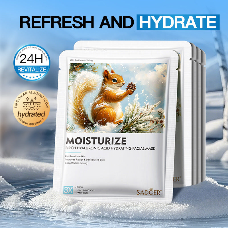 Full English Birch Hyaluronic Acid Hydrating Mask SADOER Moisturizing and hydrating face masks  wholesale