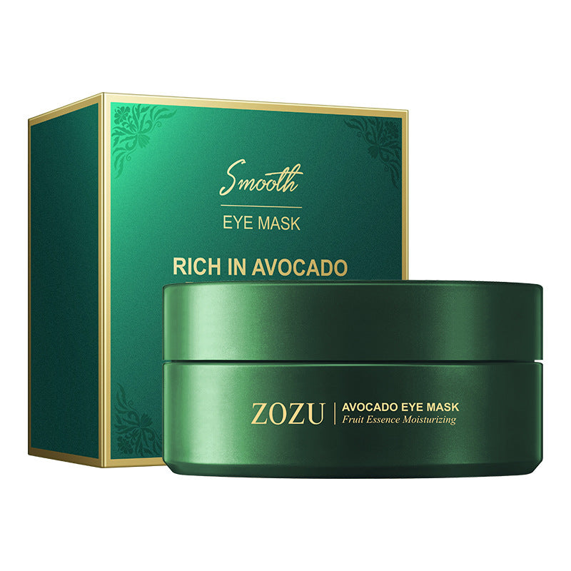 Full English Eye Mask ZOZU Golden Avocado Moisturizing and Hydrating   foreign trade skincare products live wholesale