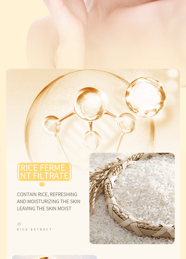 Rice Puree Facial Cleanser100g BIOAOUA Cleansing, Moisturizing, and Hydrating Export Cross-Border Manufacturer Wholesale