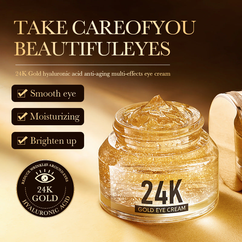 24K Gold Eye Cream ZOZU Hyaluronic Acid Improves Dark Circles and Eye Wrinkles  Wholesale