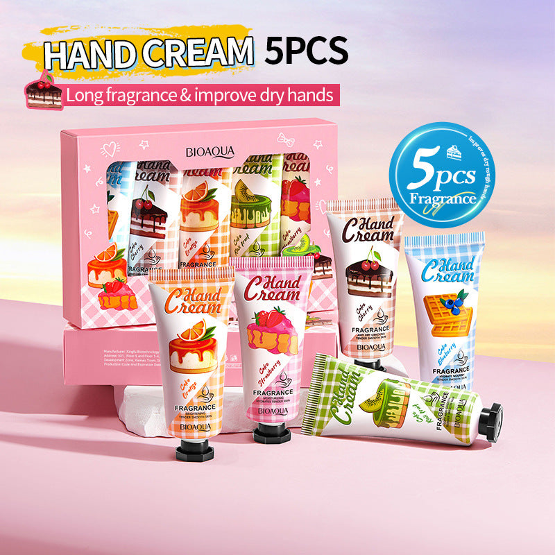 Fragrance Moisturizing Hand Cream Set BIOAOUA Autumn and winter moisturizing hand cream cross-border foreign trade wholesale
