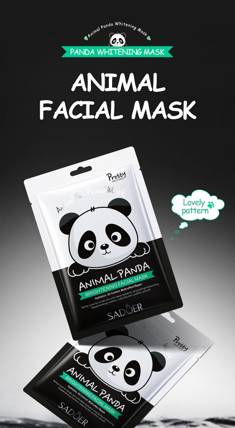 Full English Animal Pattern Mask25g SADOER Hydrating and Moisturizing Skin Care Tablets for  Wholesale