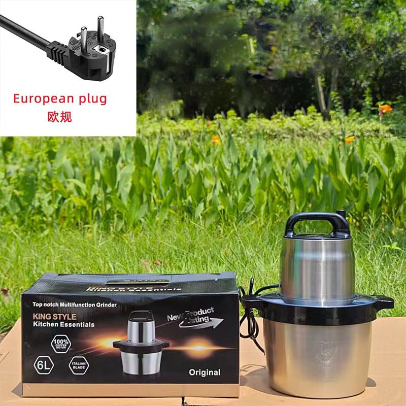 Fufumachine 6L Electric Meat Grinder Small Multi-Functional Meat Mincer Food Processor Blender Multi-Purpose