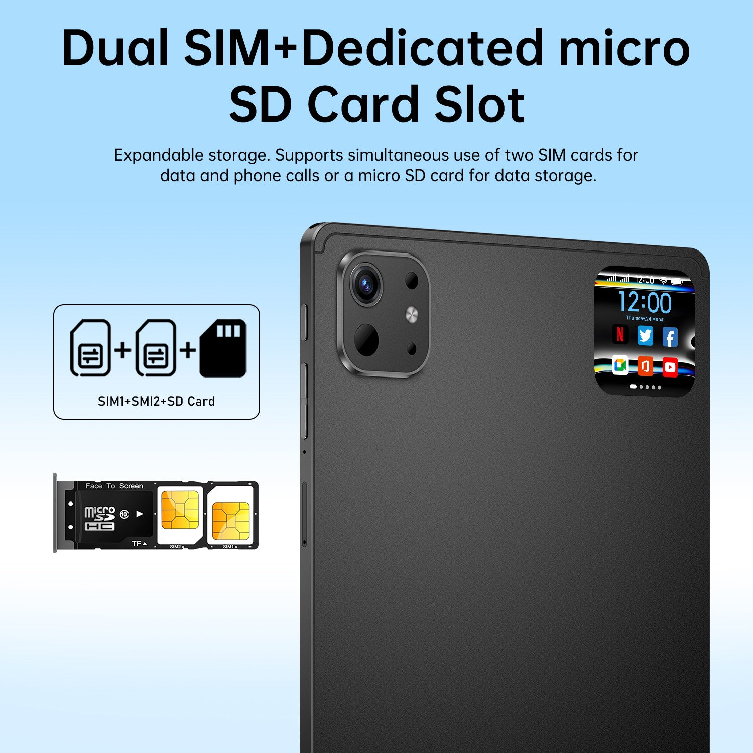 New Hot-Selling Tablet Computer10.1Inch Pro 13 Android16+1TB HD Screen Wholesale Southeast Asia
