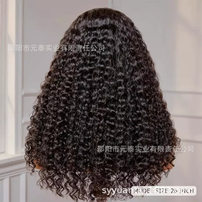 Curly Lace Front Synthetic  Wig Lace Frontal for Black Women