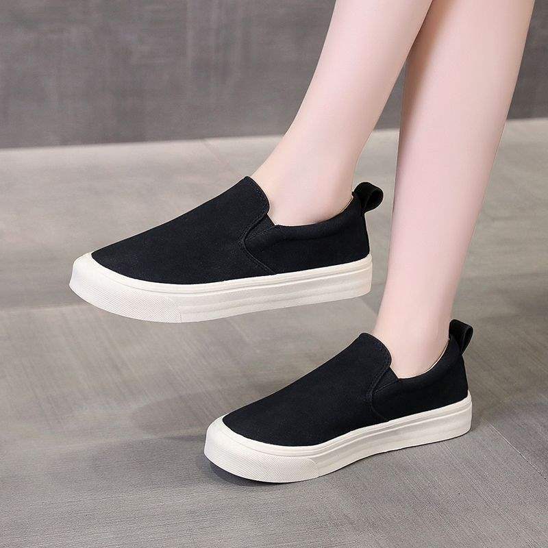 Men's and Women's Lightweight Single Shoes, Women's Spring and Autumn New Soft Sole Non-Slip Slip-On Lazy Shoes, Versatile Loafers