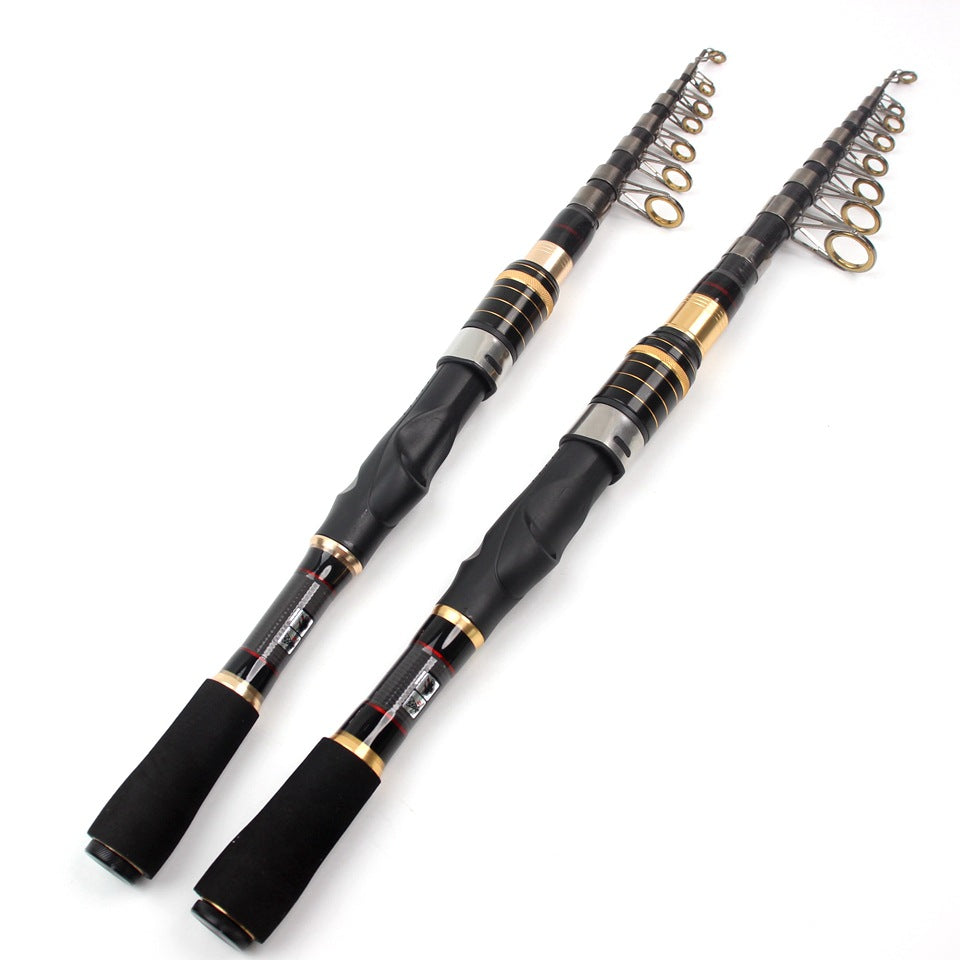 Ultra-short Ultra-hard Small Sea Rod Straight Handle Retractable Fishing Rod Boat Fishing Rock Fishing Long Casting Rod Can Be Put In Pocket