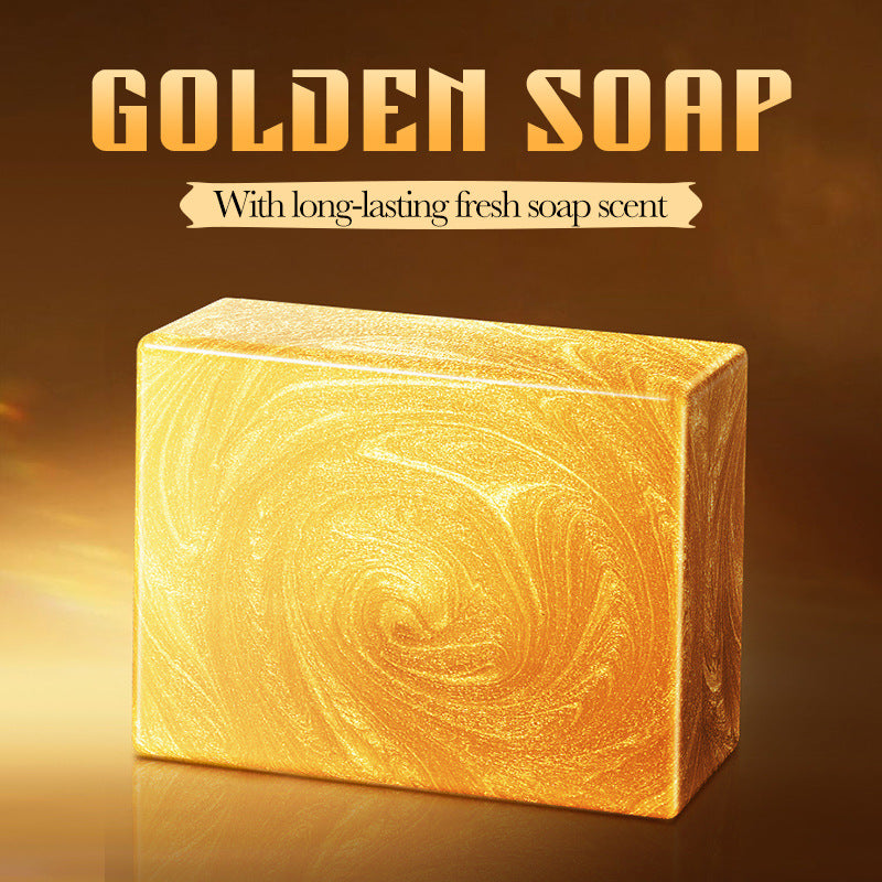 24K Gold Handmade Essential Oil Soap SADOER Universal Handmade Soap for Body Cleansing Cross-Border Wholesale