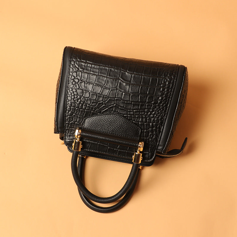 2024New Year's Fashionable and Elegant Crocodile Pattern Single Shoulder Handbag for Women