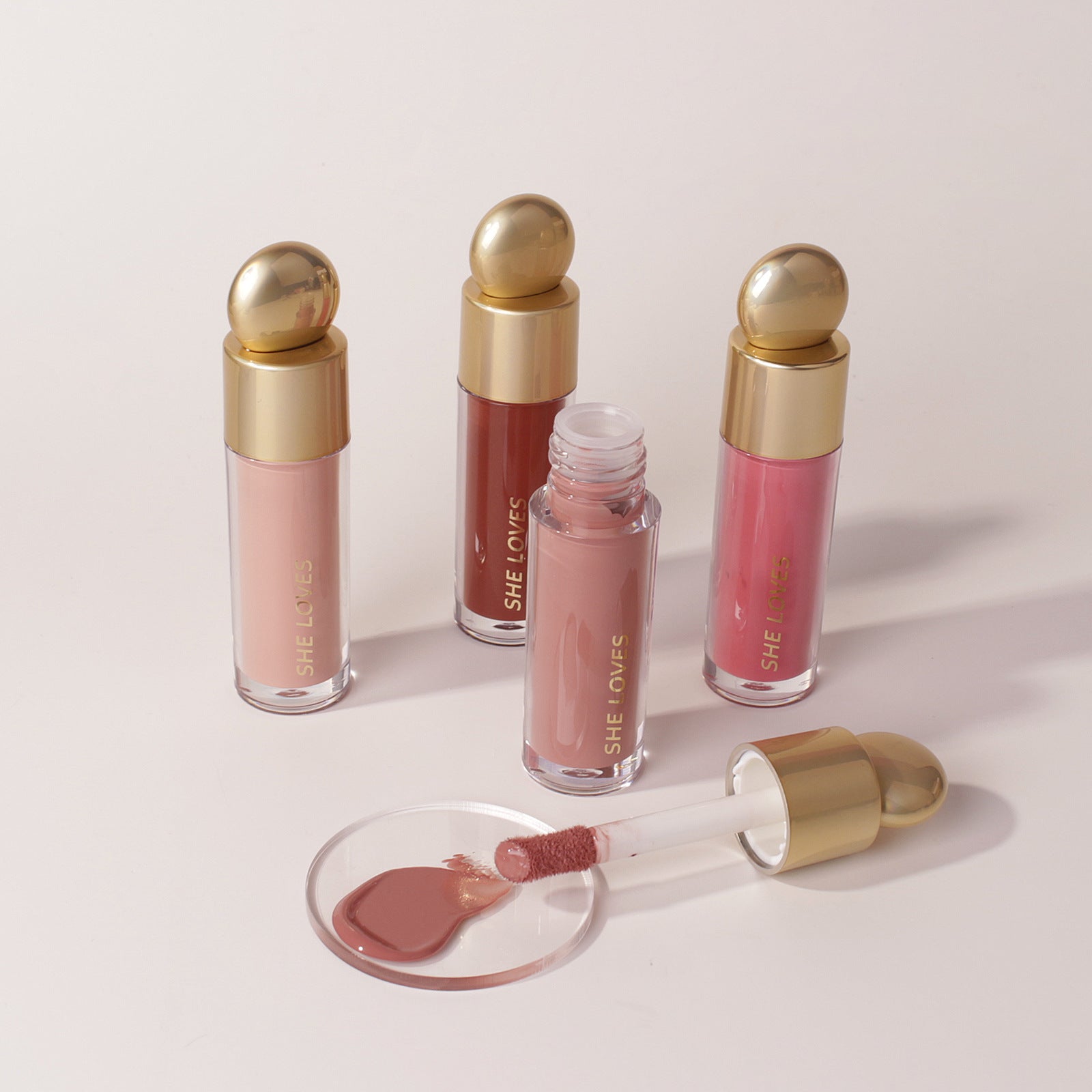 Makeup sheloves Liquid Blush Multi-Color Matte Sunburn Long-Lasting Easy to Apply Lip and Cheek Multi-Use Blush Cream