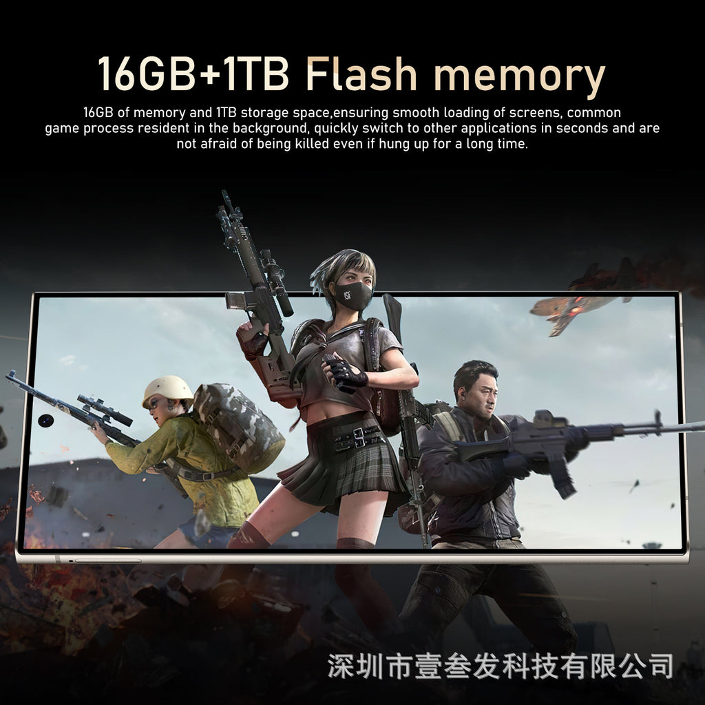 S24 Ultra Popular4+64G 6.8Inch Full HD Screen5G All-in-One New Smartphone