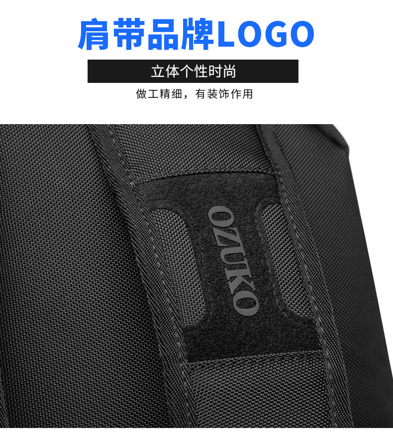 ozuko New Student School Bag Casual Men's Computer Bag15.61-inch Women's Multi-Functional Backpack backpack