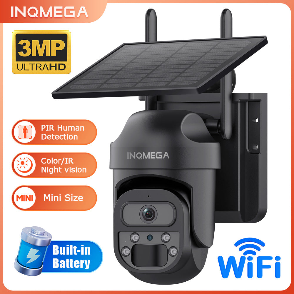 4G Solar Surveillance Camera Full Color Night Vision Network wif Low Power Gimbal Low Power Consumption Monitoring