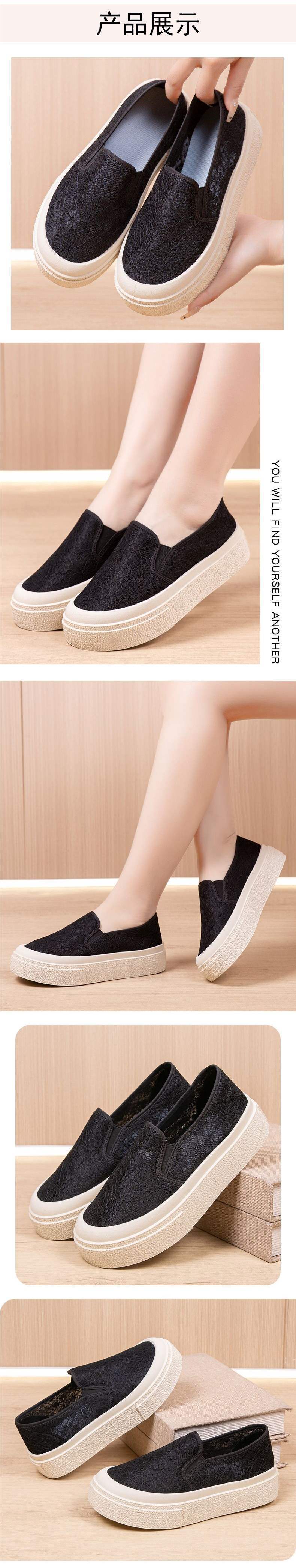 Women's Mesh Shoes2025Summer New Fisherman Shoes for Women, Breathable Hollow Mesh Mom Shoes, Slip-On Thick-Soled Casual Shoes