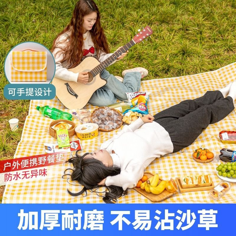 Gaudi Picnic Mat Thickened Outdoor Moisture-Proof Mat for Picnics, Camping, Beach Tent Ground Mat, Spring Outing Cushion, Lawn Mat