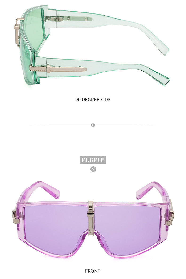 New Large Frame UV Protection Sunglasses for Women Fashionable Internet Celebrity Style Sunglasses Trendy Korean Version Glasses sunglasses