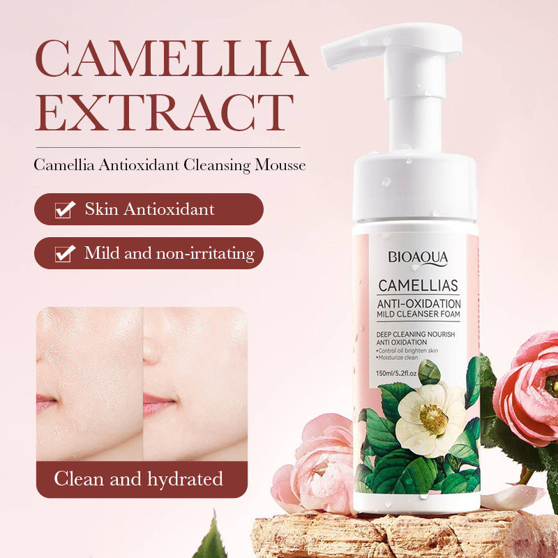 Camellia Skincare Set Boquan Ya Delicate Lubrication and Cleansing Five-Piece Set Export Manufacturer Wholesale