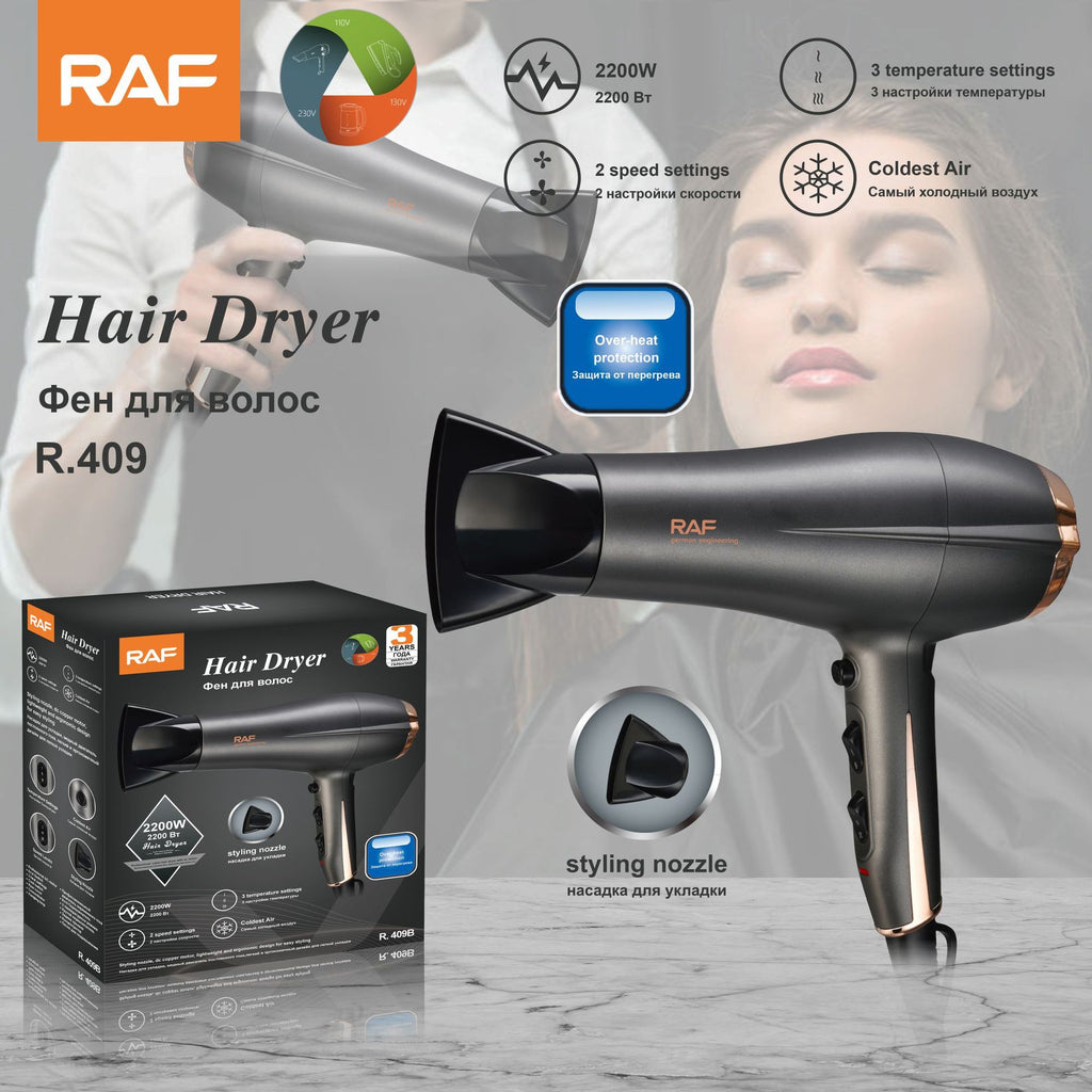 Hair Dryer2200W Hot and Cold Air Hair Dryer High Power Household Hotel Hair Dryer Hair Salon Hair Dryer