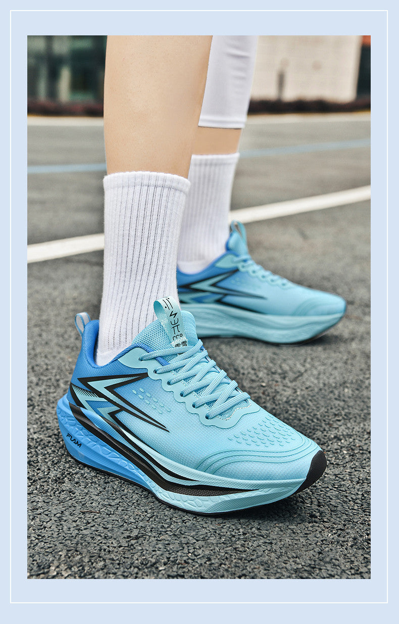 New Large Size Running Shoes Fei Ran4Carbon Plate Marathon Carbon Plate Men's and Women's Racing Body Side Training Sneakers
