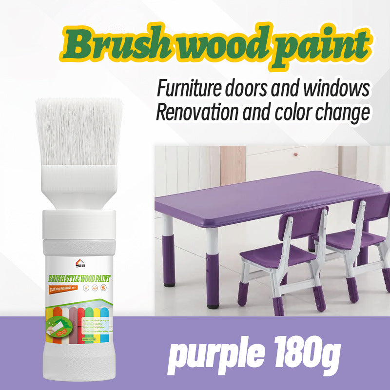 Wooden Brush Paint Solid Wood Cabinet Table Chair Water-Based Coating Door Window Furniture Renovation Color Change Latex Paint Oil Paint