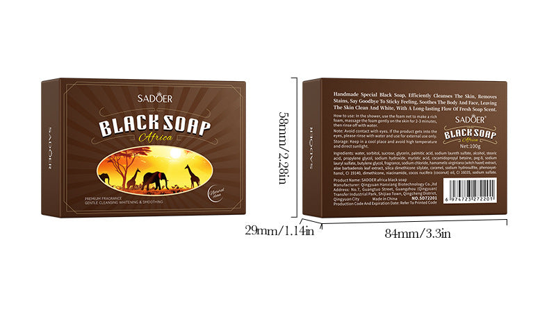 African Handmade Essential Oil Soap100g Deep Cleansing Body Handmade Soap Export Manufacturer Wholesale