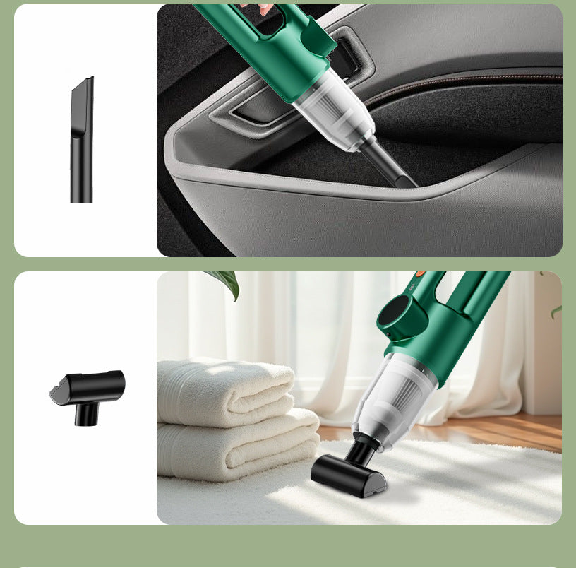 New Car Vacuum Cleaner Super Powerful Suction Car Household Handheld Small Car Wireless Vacuum Cleaner